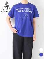 画像をギャラリービューアに読み込む, R&amp;D.M.Co- GET OUT THERE Tシャツ [8189]
