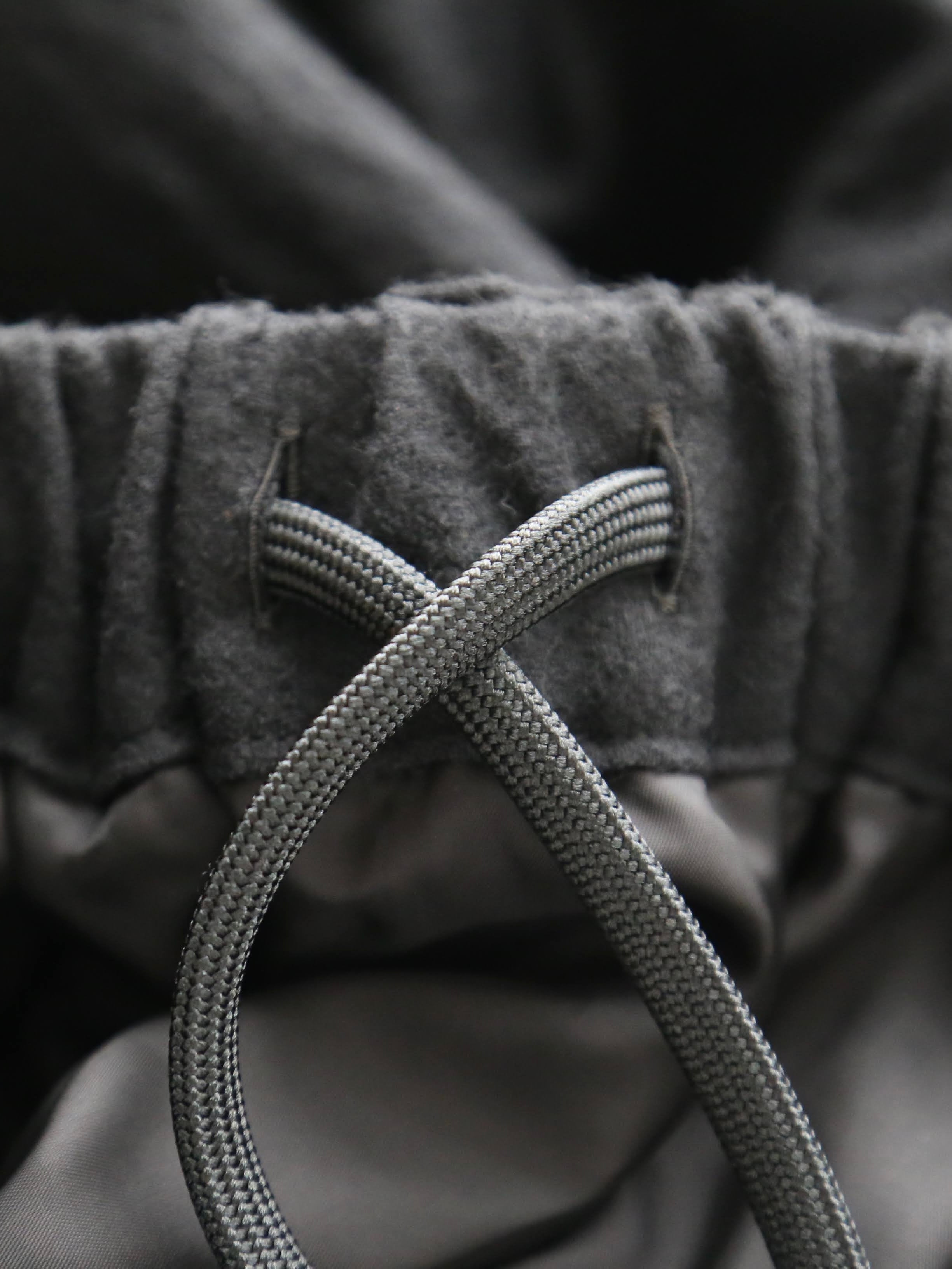 noir kei ninomiya ウールナイロンミルドスカート [3P-S007-051]