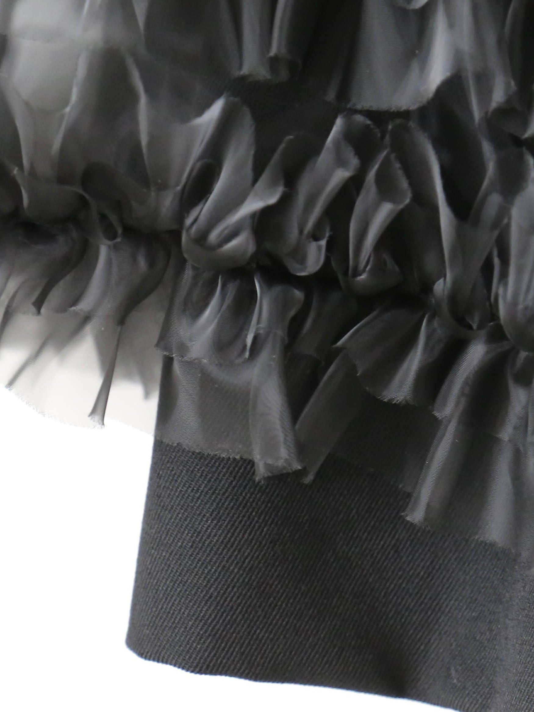 noir kei ninomiya ウールギャバジン×エステルオーガンジー