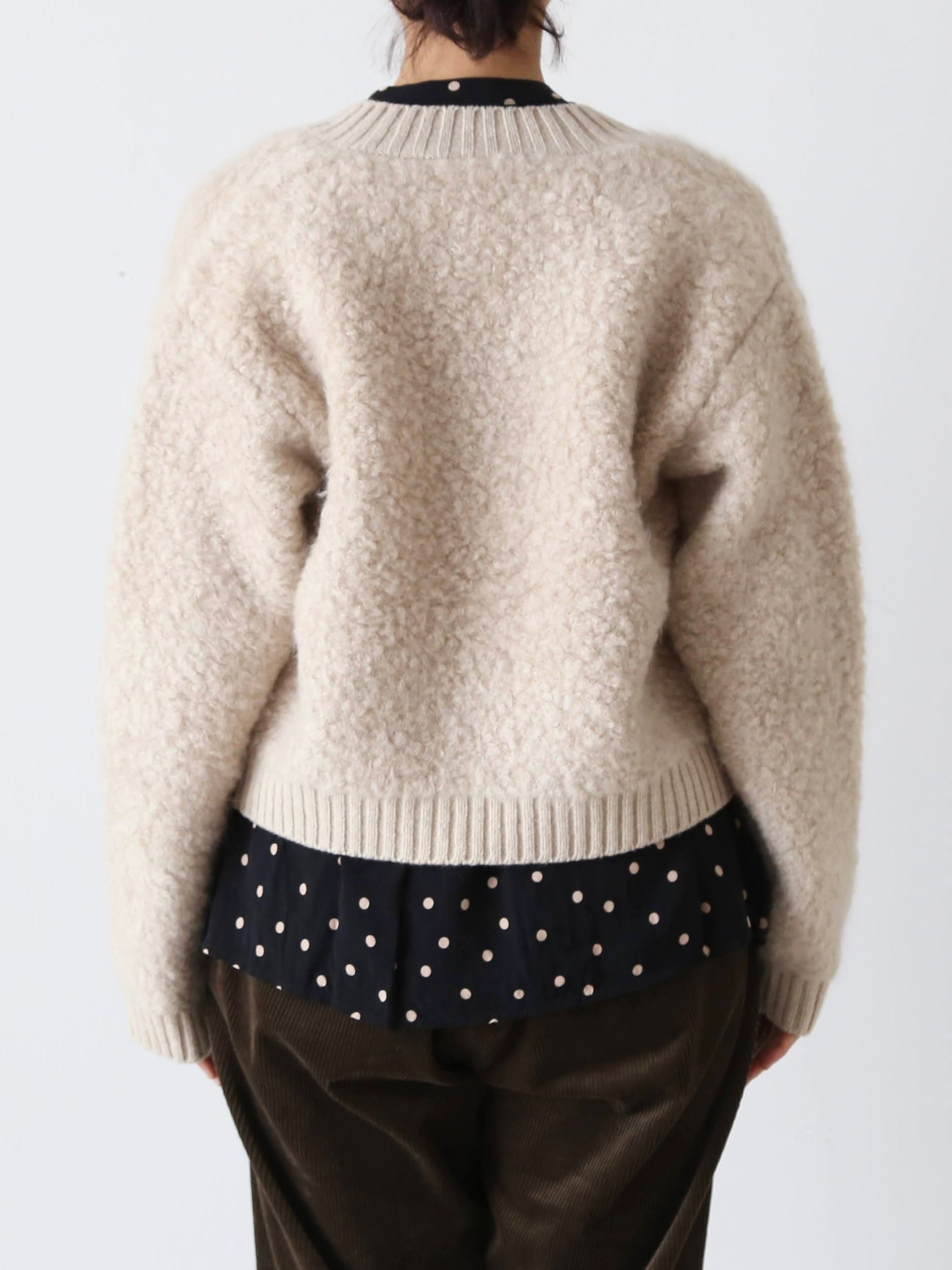 R&D.M.Co- パイルニットカーディガン [6491]