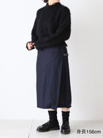 画像をギャラリービューアに読み込む, R&amp;D.M.Co- ヘリンボーンリネンキルトスカート [1941]
