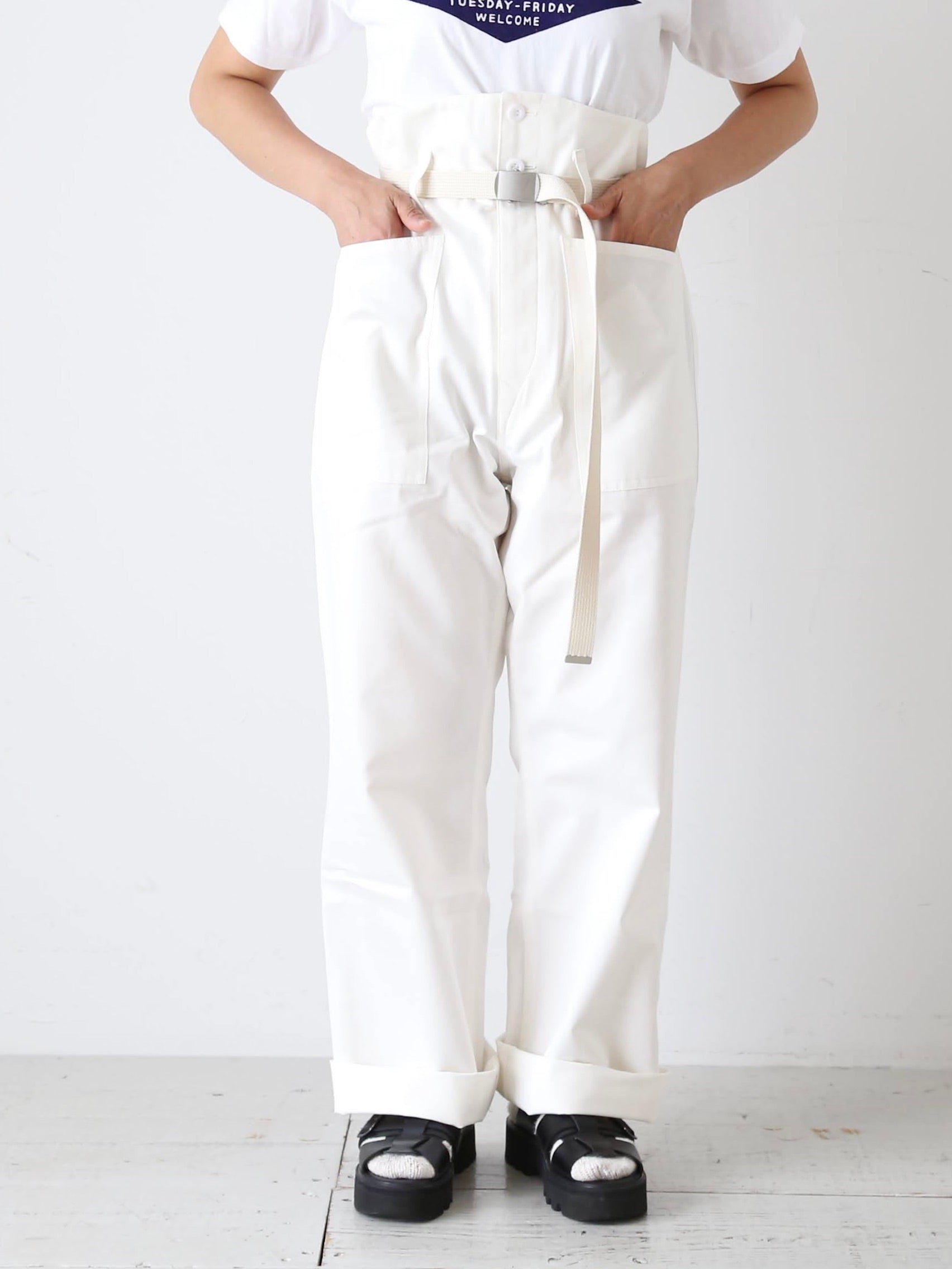 YARMO フィッシャーマンズパンツ (ヘリンボーン) [P1]