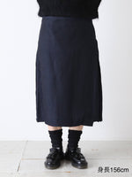 画像をギャラリービューアに読み込む, R&amp;D.M.Co- ヘリンボーンリネンキルトスカート [1941]
