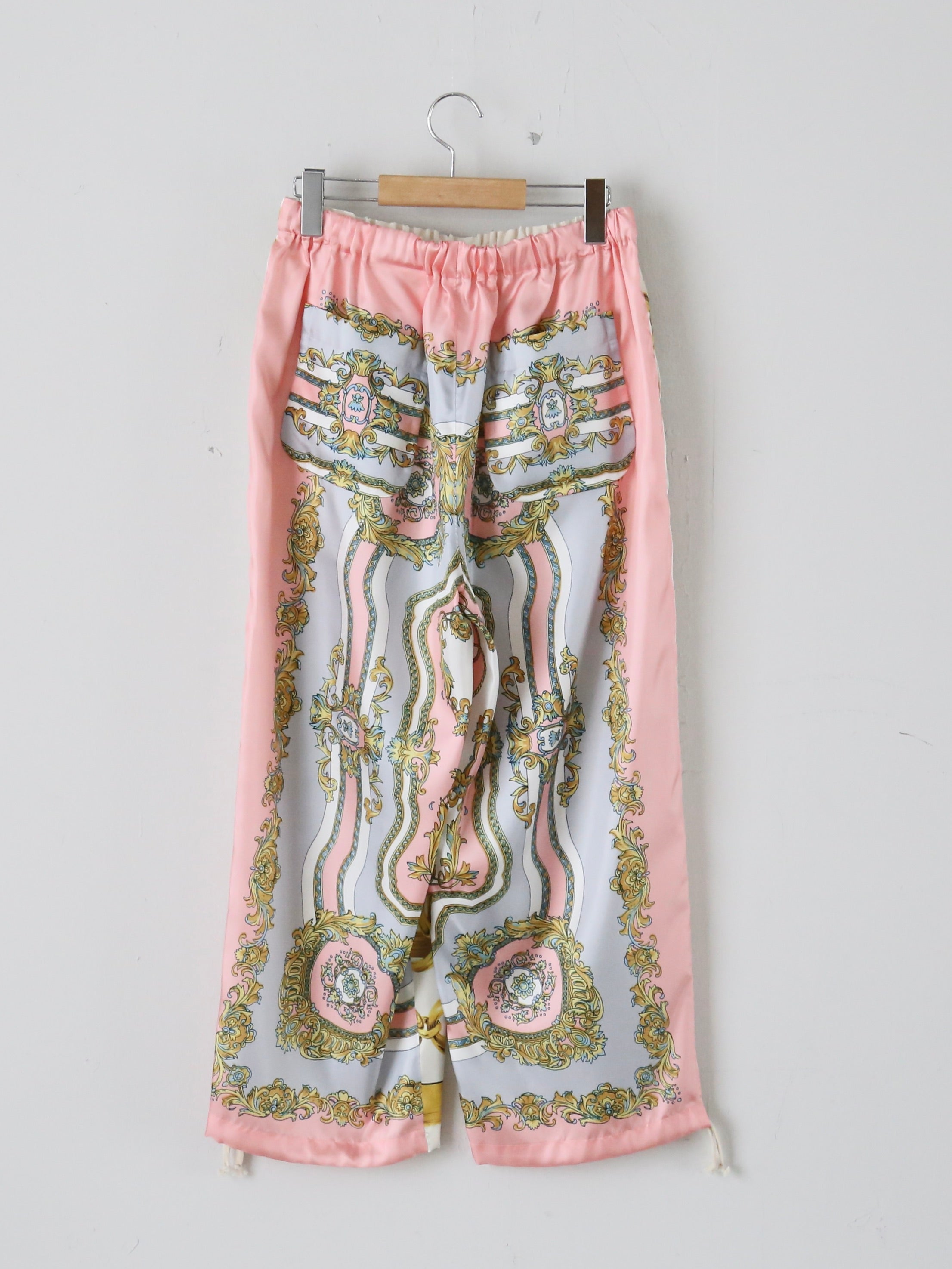 tao エステルスカーフ柄プリントMIXパンツ C柄 [TP-P006-051-C]