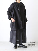 画像をギャラリービューアに読み込む, Veritecoeur ガーメントダイショートコート [VC-2758]
