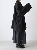 画像をギャラリービューアに読み込む, Veritecoeur ガーメントダイショートコート [VC-2758]
