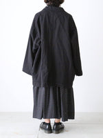 画像をギャラリービューアに読み込む, Veritecoeur ガーメントダイショートコート [VC-2758]
