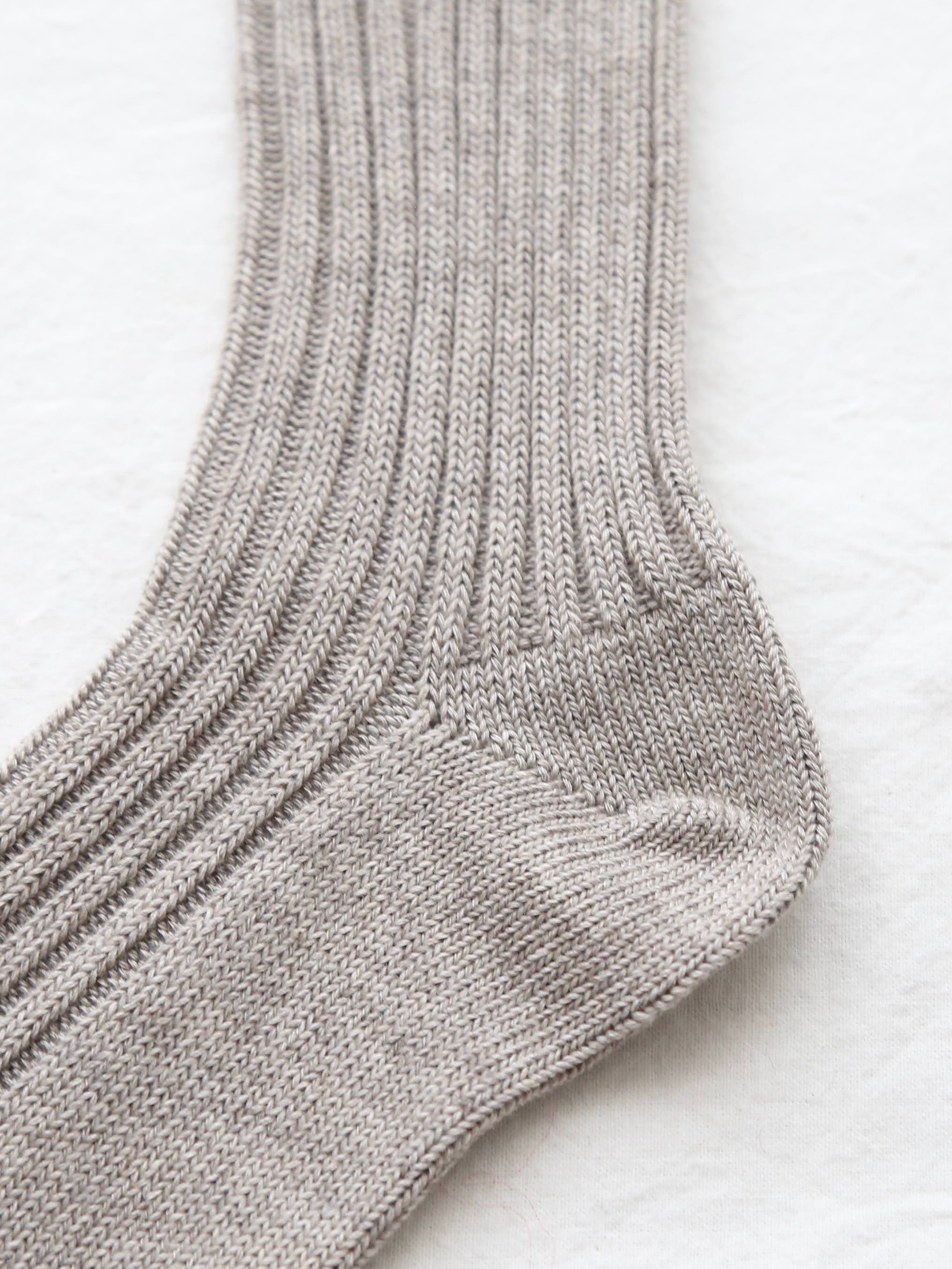 ORGANIC GARDEN スーピマ×ヤクリブハイソックス [8-0045]