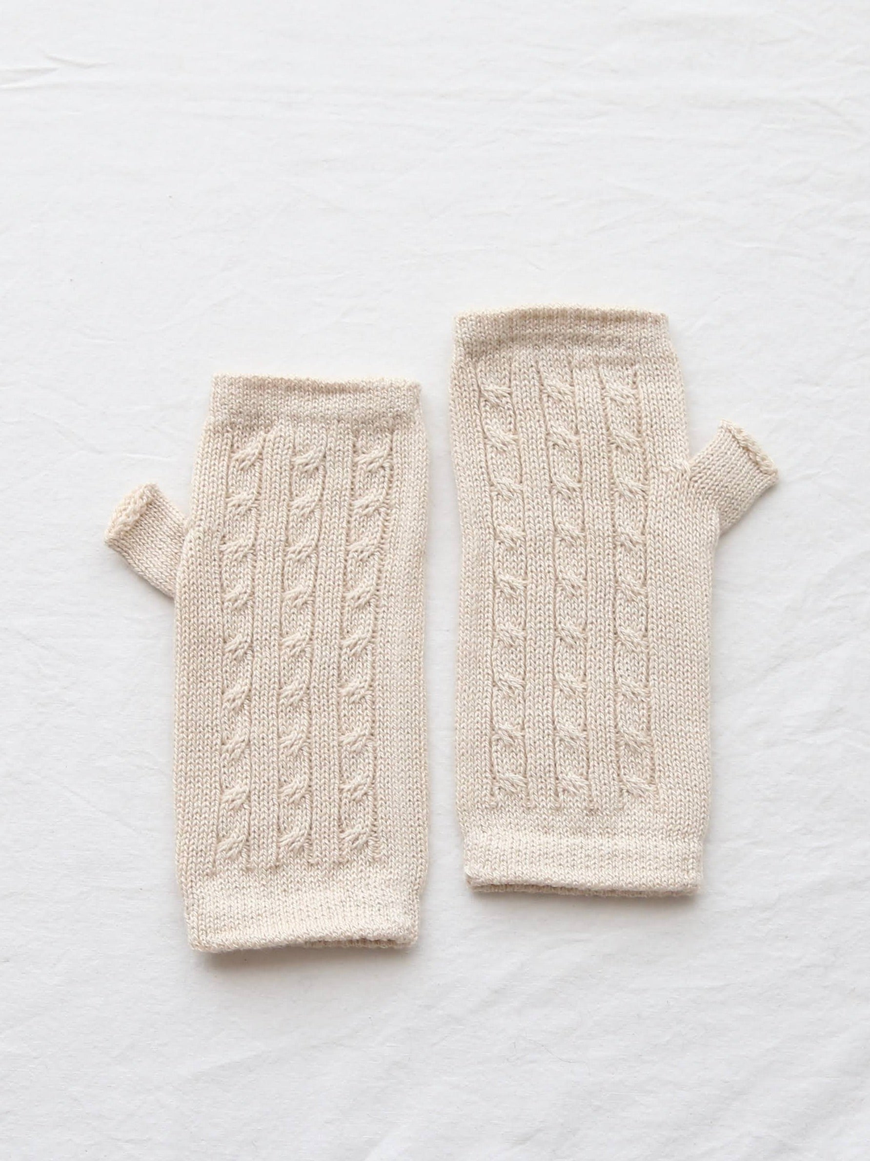 ORGANIC GARDEN スーピマ×ヤクハンドウォーマー[8-0910]