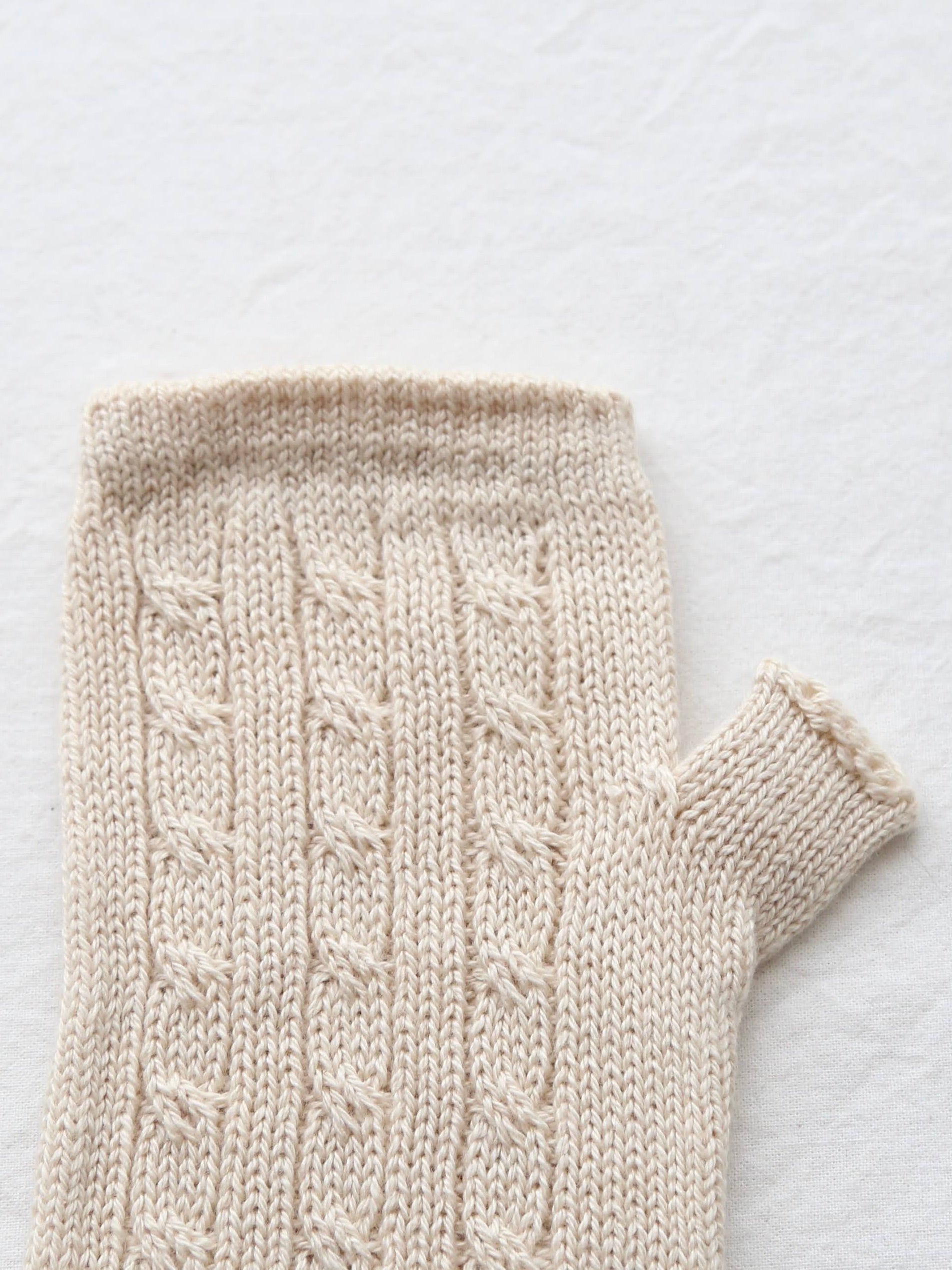 ORGANIC GARDEN スーピマ×ヤクハンドウォーマー[8-0910]