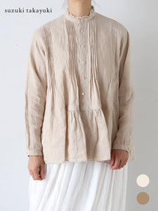 suzuki takayuki ピンタックブラウス [A271-23] – CREER