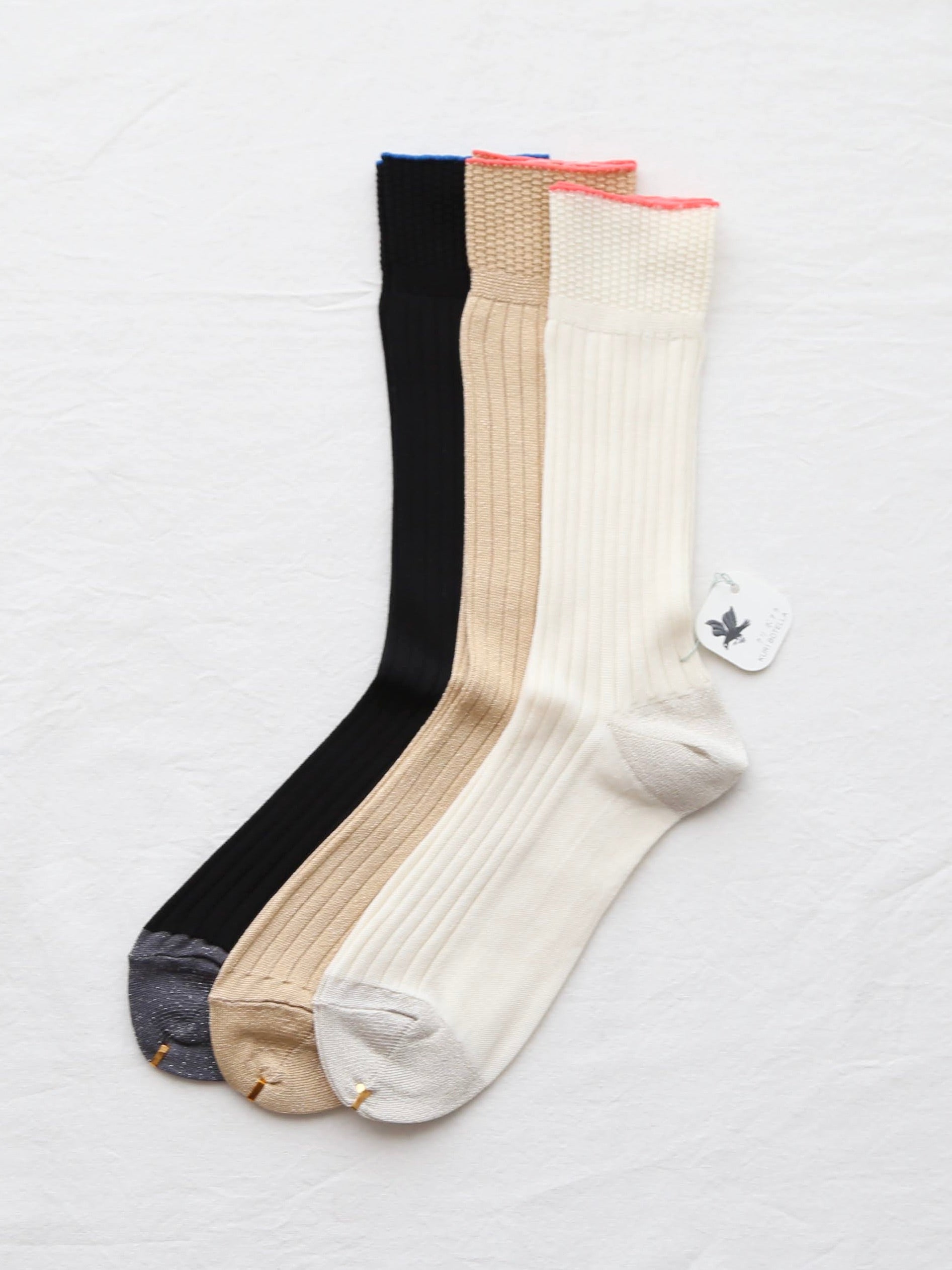 KURI BOTELLA カノコリブソックス [004-01-14]