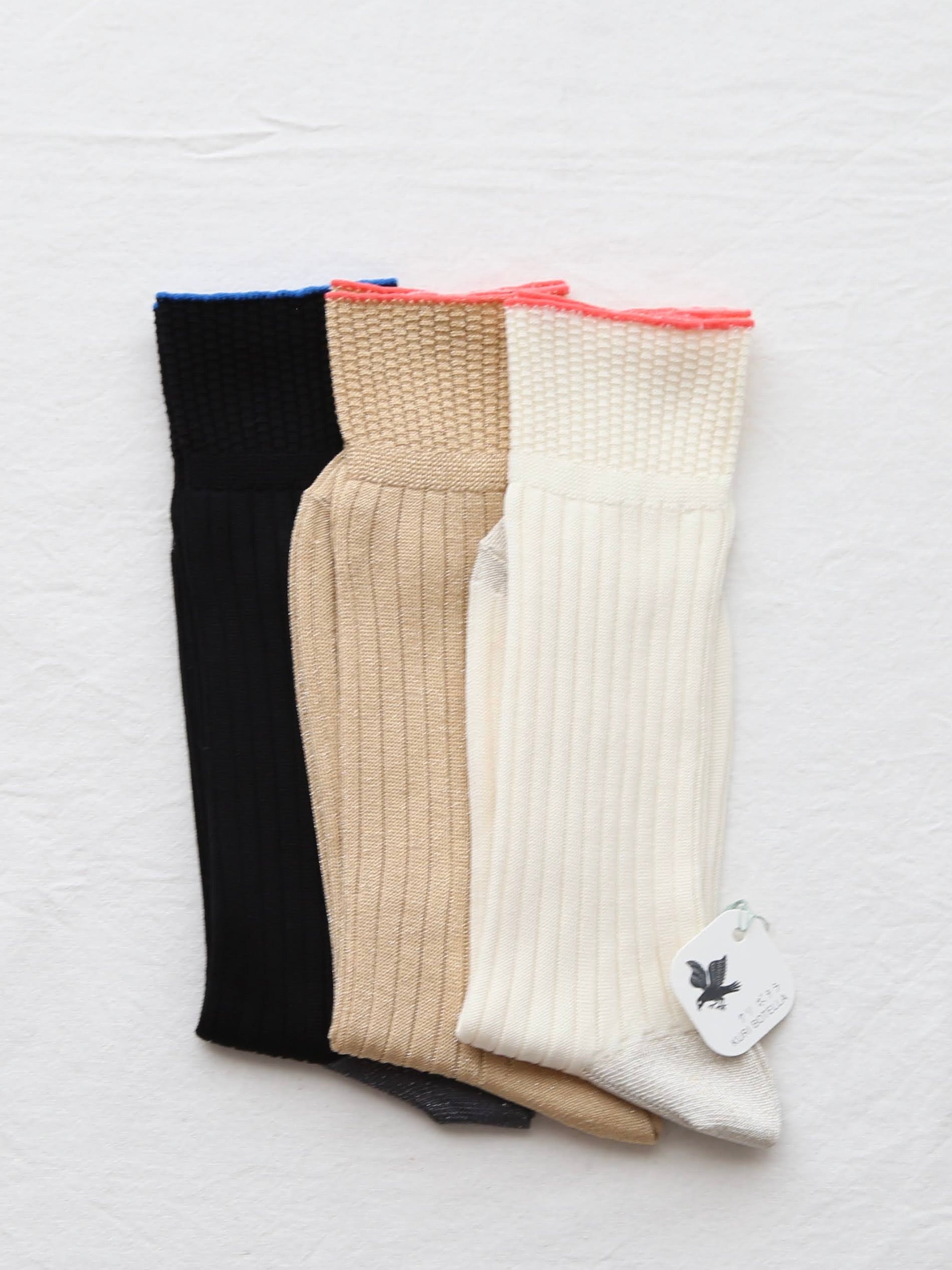 KURI BOTELLA カノコリブソックス [004-01-14]