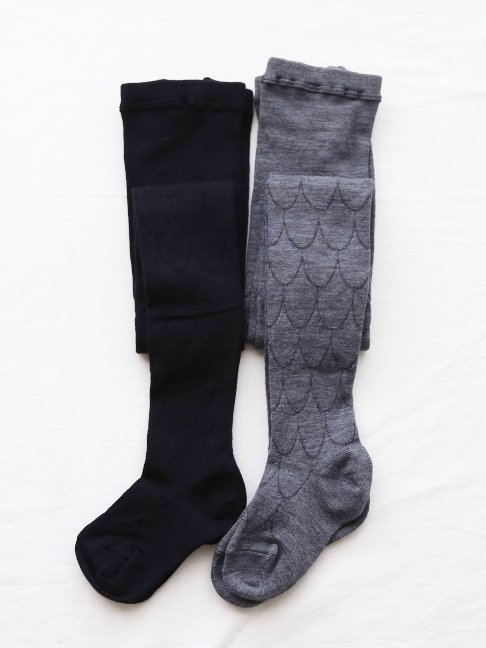 KURI BOTELLA ウロコウールタイツ