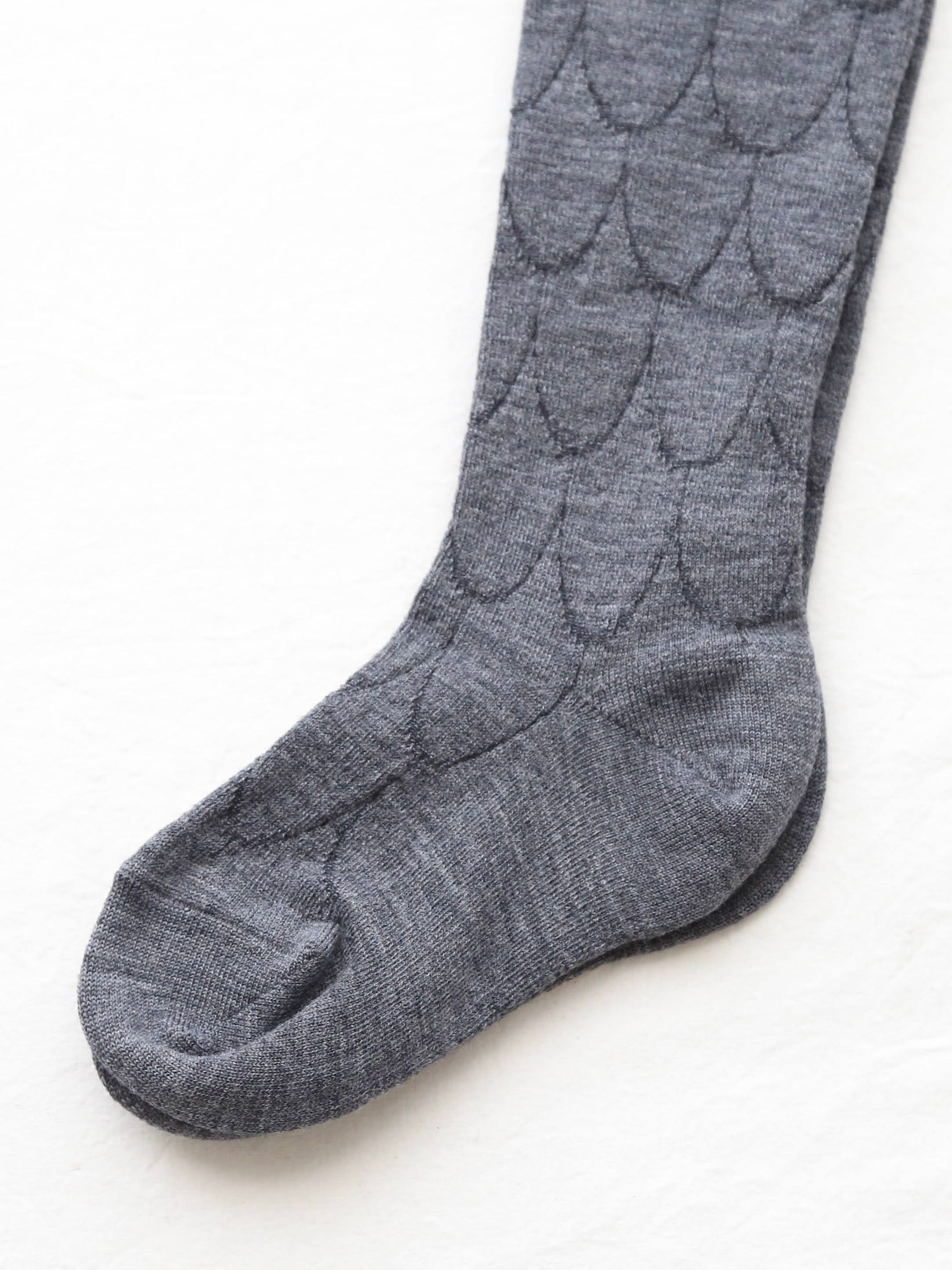 KURI BOTELLA ウロコウールタイツ