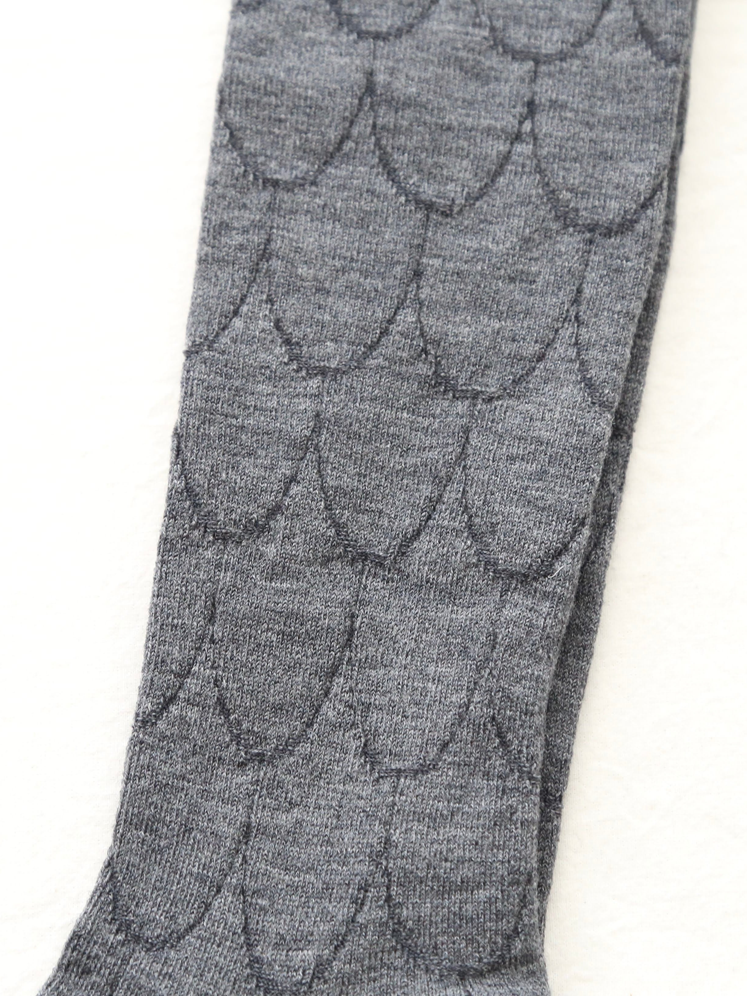 KURI BOTELLA ウロコウールタイツ