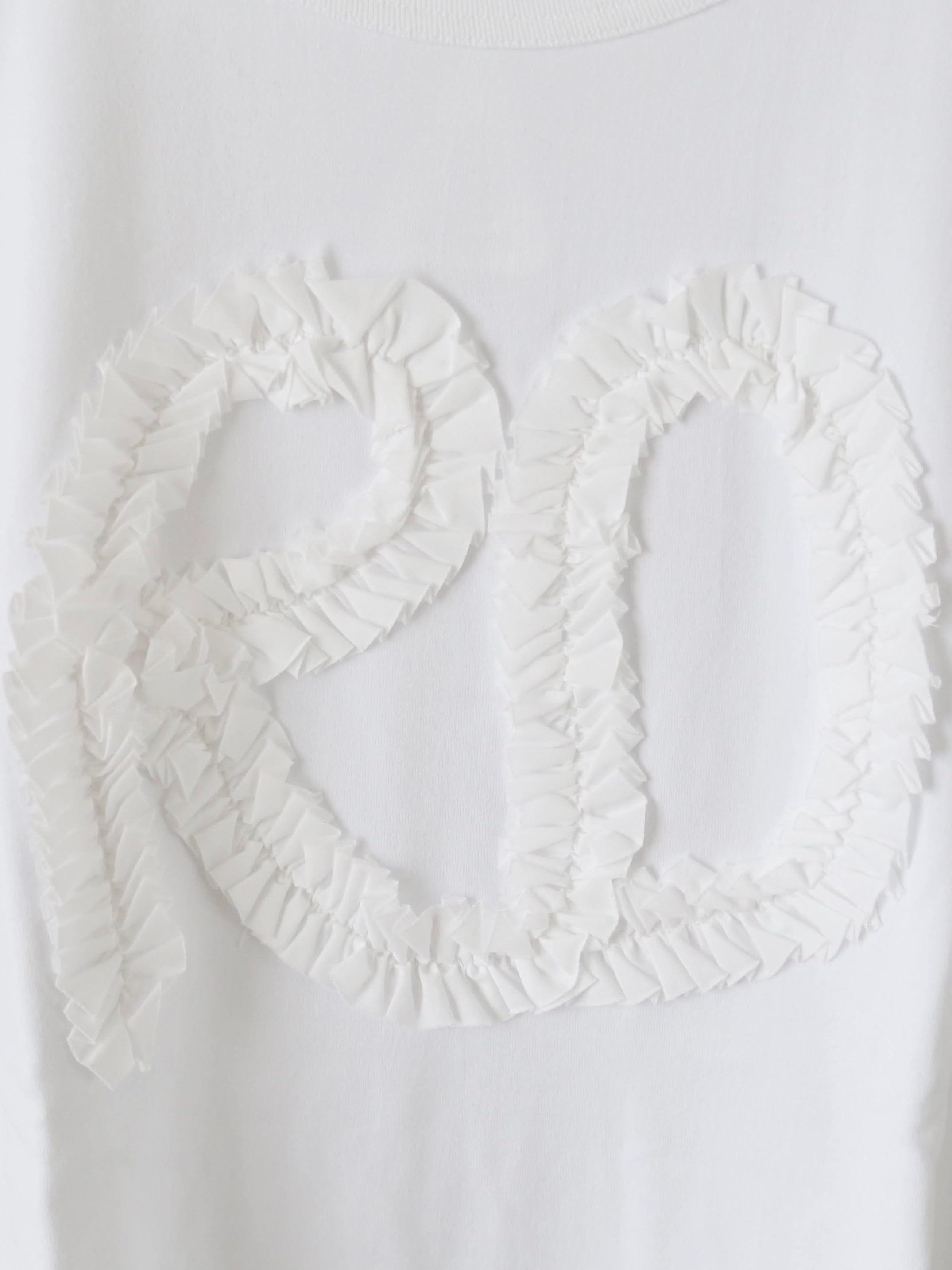 R&D.M.Co- メンズR.Dフリルエンブロイダリー ハーフスリーブTシャツ [7623]