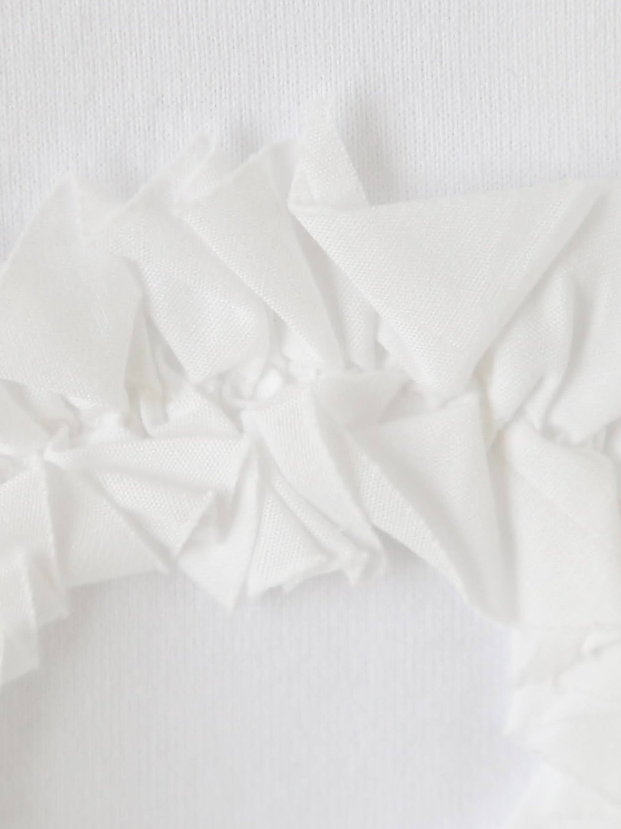 R&D.M.Co- メンズR.Dフリルエンブロイダリー ハーフスリーブTシャツ [7623]