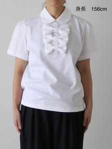 noir kei ninomiya 綿ポンチTシャツ(シングルリボン) [3Q-T008-051