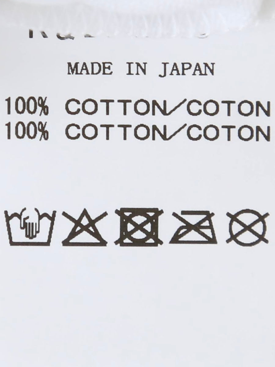 R&D.M.Co- メンズR.Dフリルエンブロイダリー ハーフスリーブTシャツ [7623]