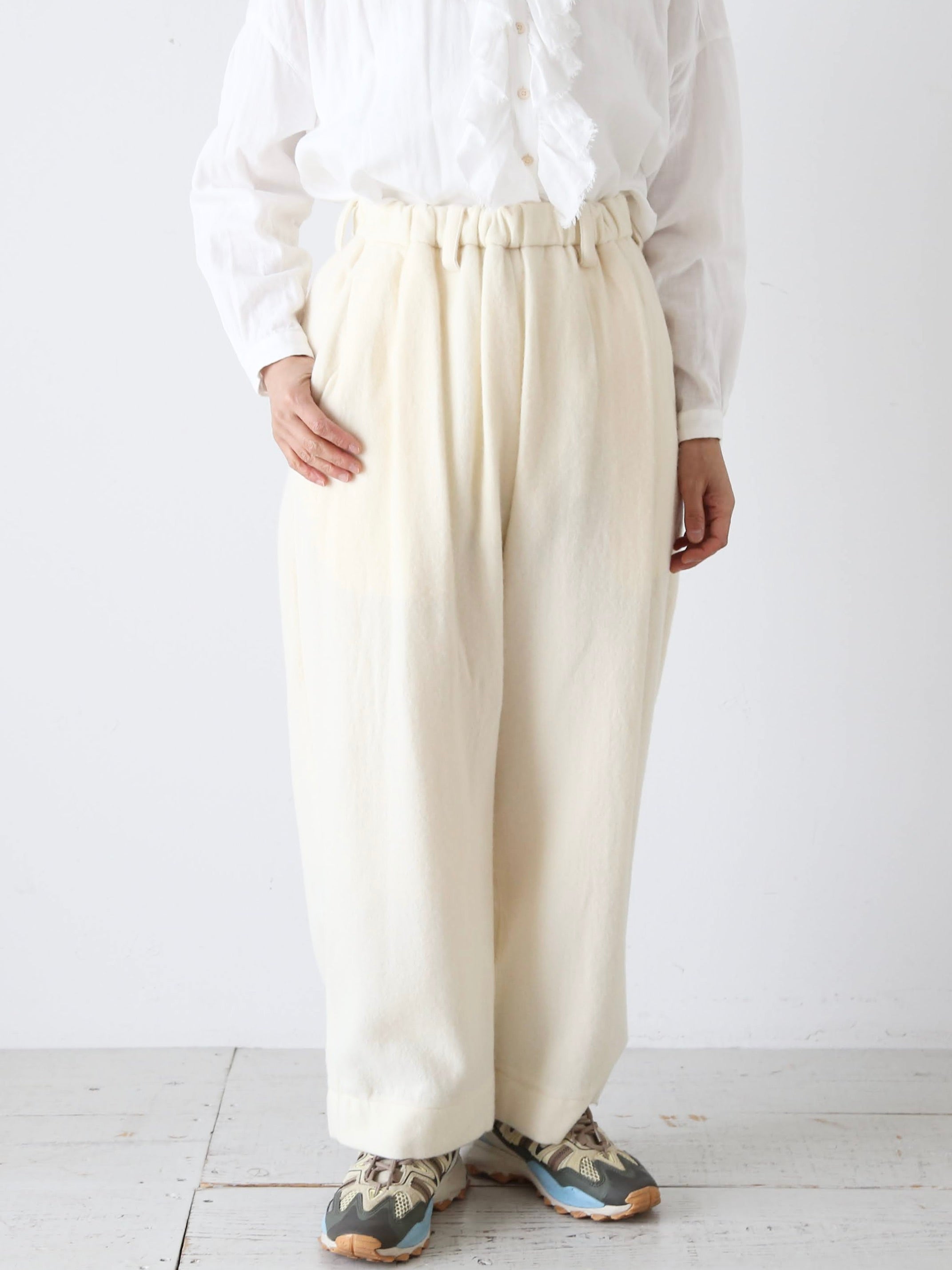 suzuki takayuki フルーリングワイドストレートパンツ [A262-20]