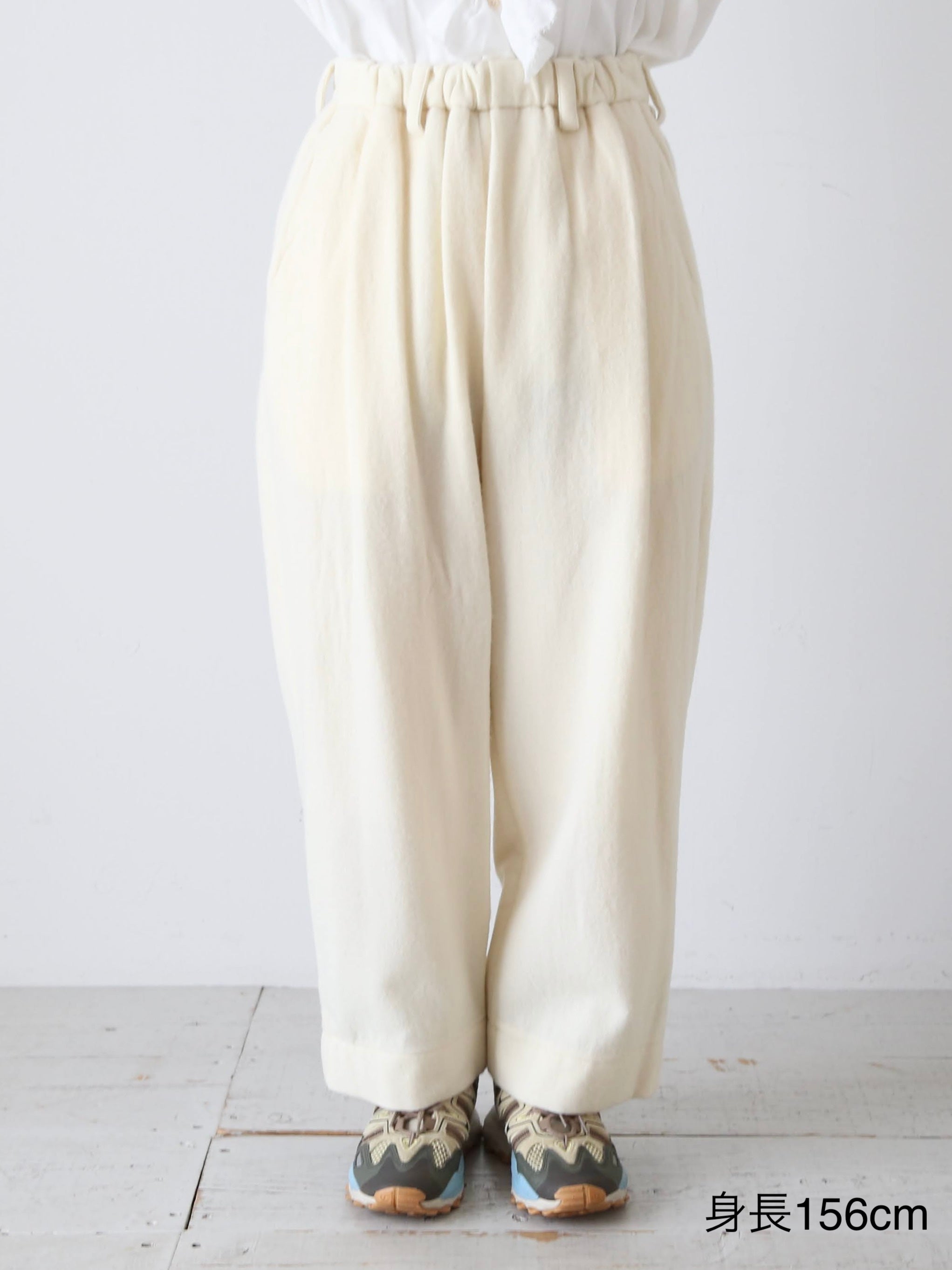 suzuki takayuki フルーリングワイドストレートパンツ [A262-20]