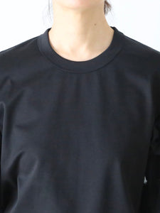 noir kei ninomiya 綿ポンチ×エステルジョーゼット Tシャツ