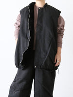 画像をギャラリービューアに読み込む, ALWEL リバーシブルスリーブレスジャケット [CRINY FUR-1]
