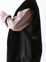 画像をギャラリービューアに読み込む, ALWEL リバーシブルスリーブレスジャケット [CRINY FUR-1]
