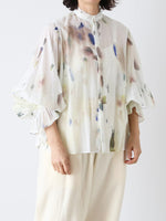 画像をギャラリービューアに読み込む, suzuki takayuki ビショップスリーブブラウス [B251-08]
