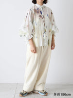 画像をギャラリービューアに読み込む, suzuki takayuki ビショップスリーブブラウス [B251-08]
