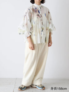 新品suzuki takayuki ビショップスリーブブラウス suzuki takayuki ビショップスリーブブラウス [B251-08] – CREER