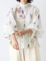 画像をギャラリービューアに読み込む, suzuki takayuki ビショップスリーブブラウス [B251-08]
