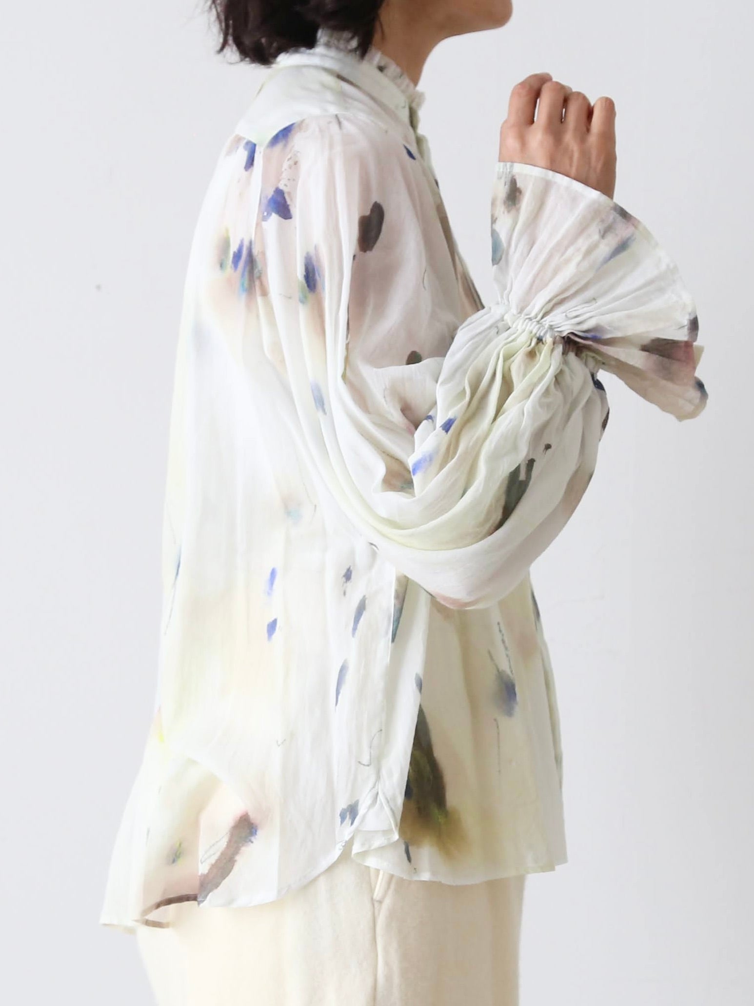 suzuki takayuki ビショップスリーブブラウス [B251-08]