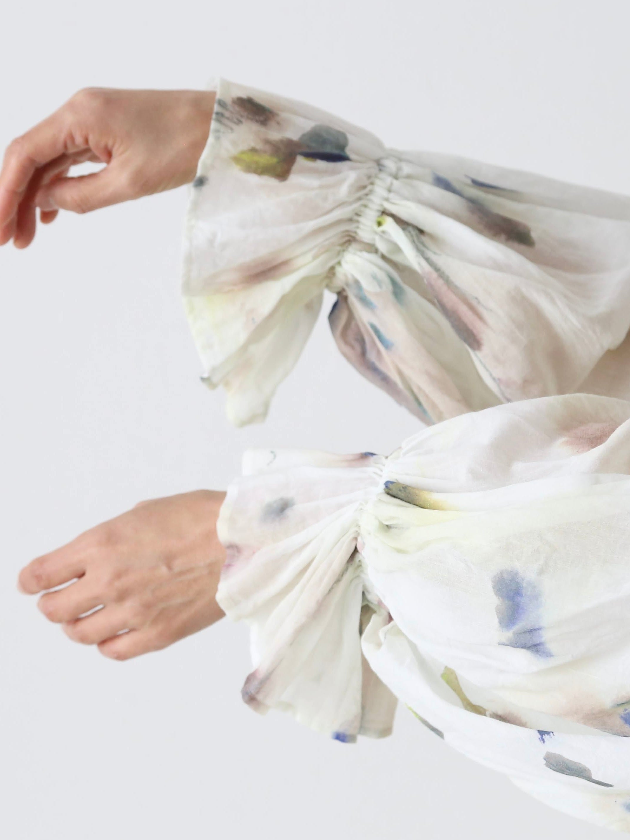 suzuki takayuki ビショップスリーブブラウス [B251-08]