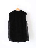 画像をギャラリービューアに読み込む, ALWEL リバーシブルスリーブレスジャケット [CRINY FUR-1]
