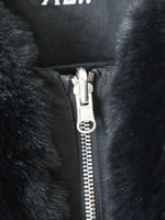 画像をギャラリービューアに読み込む, ALWEL リバーシブルスリーブレスジャケット [CRINY FUR-1]
