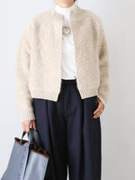 画像をギャラリービューアに読み込む, R&amp;D.M.Co- パイルニットカーディガン [6491]
