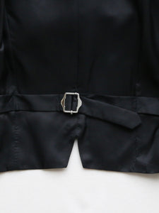 noir kei ninomiya ウールオックス ベスト 胸元リボン 手仕事タック