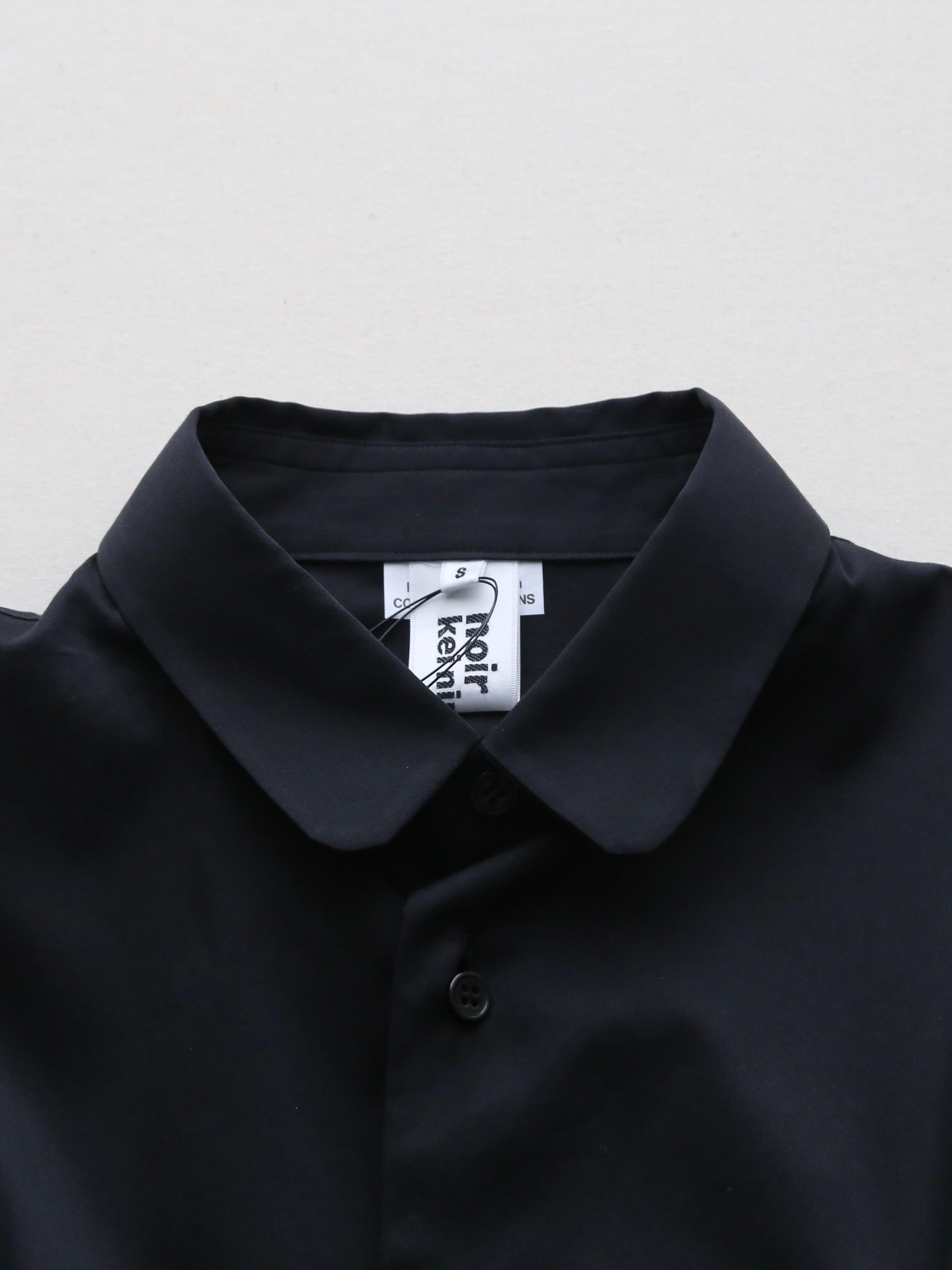noir kei ninomiya 綿ブロード ブラウス 長袖 丸襟 フリル – CREER