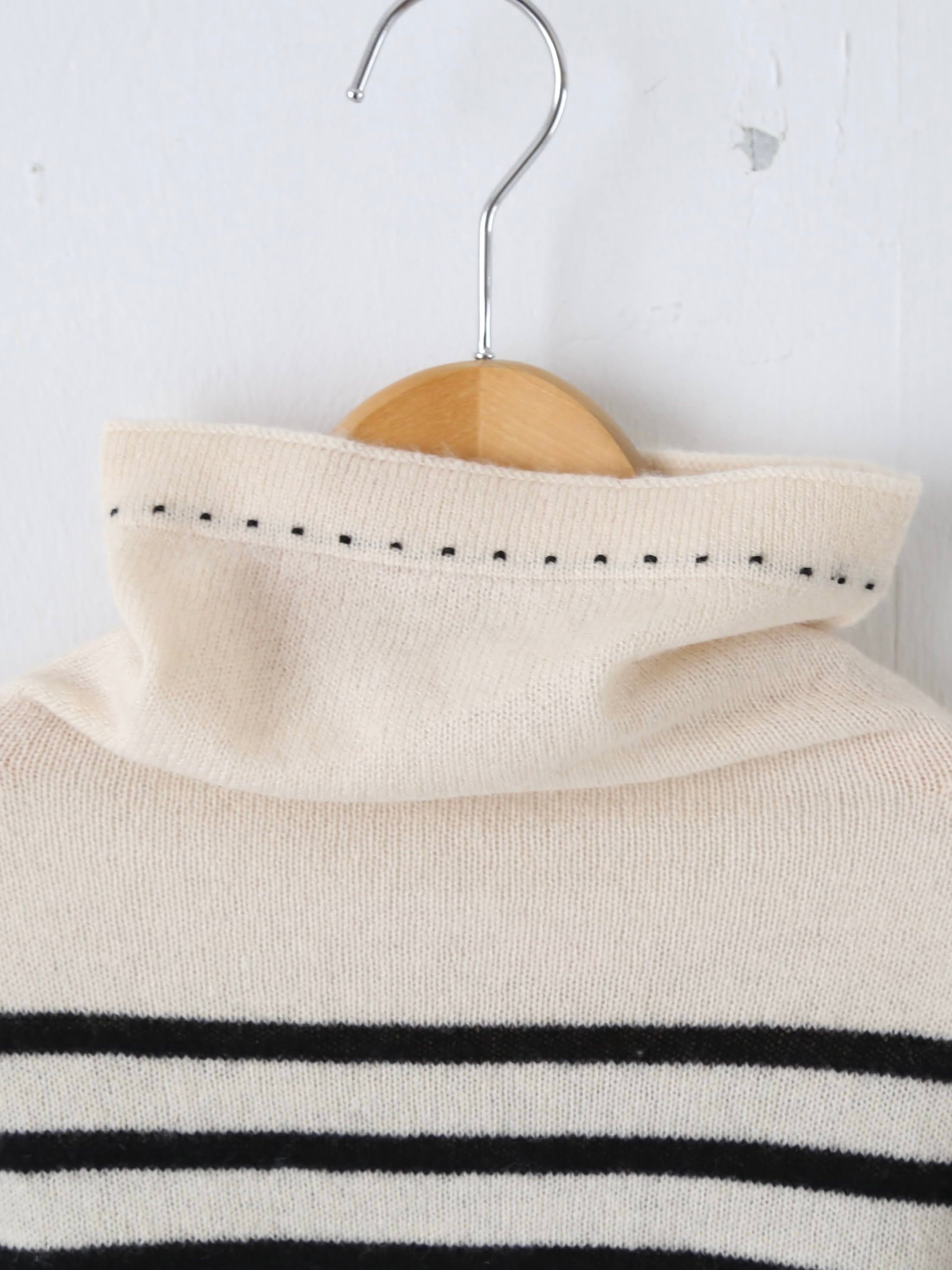 TOWAVASE バスクプルオーバー (タートルネック) 一本どり[mdm02-03]