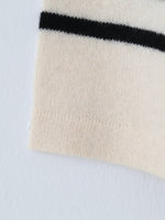 画像をギャラリービューアに読み込む, TOWAVASE バスクプルオーバー (タートルネック) 一本どり[mdm02-03]
