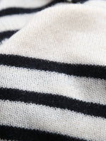 画像をギャラリービューアに読み込む, TOWAVASE バスクプルオーバー (タートルネック) 一本どり[mdm02-03]
