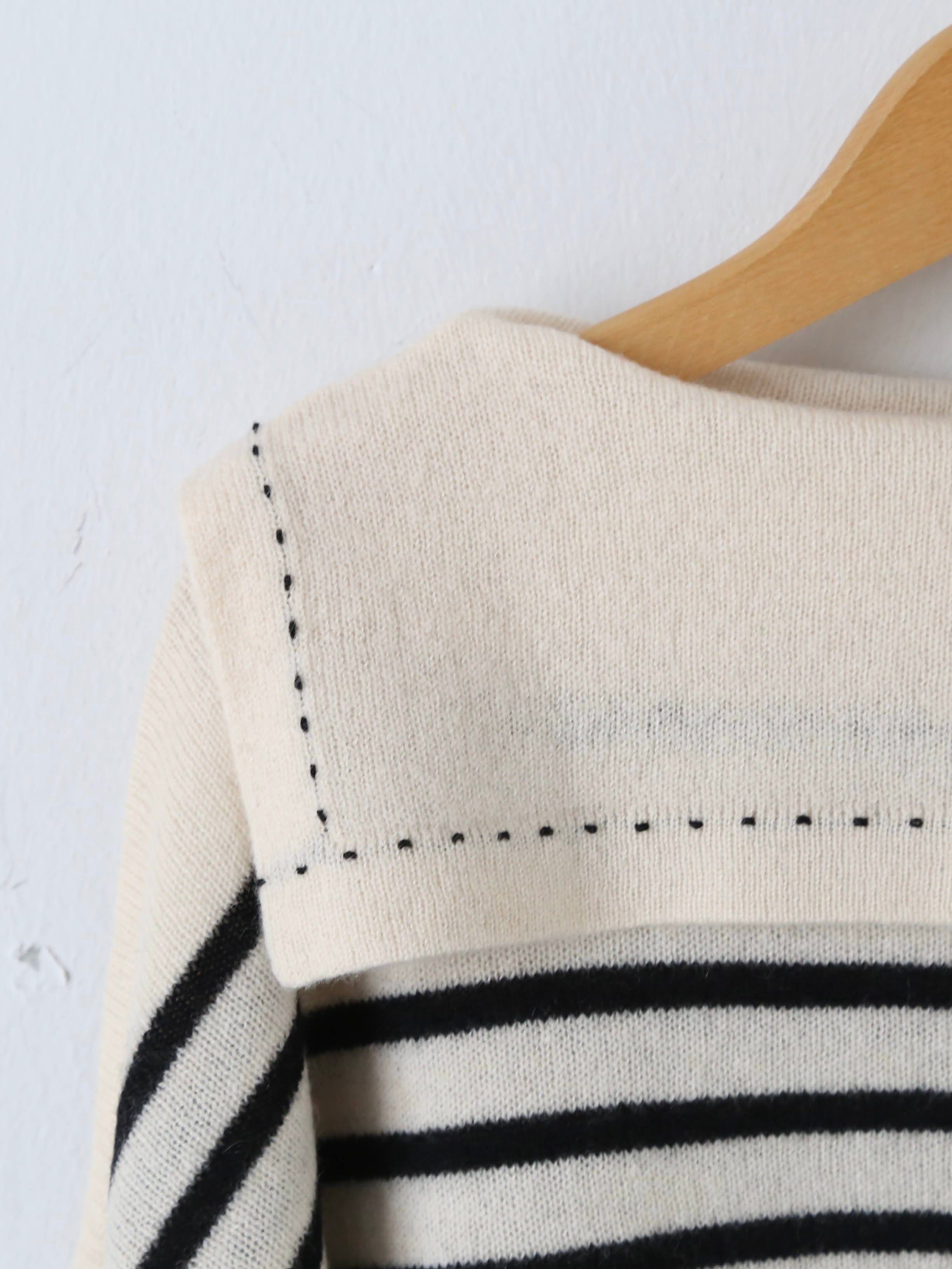 TOWAVASE バスクプルオーバー (セーラーネック)一本どり [mdm02-05]