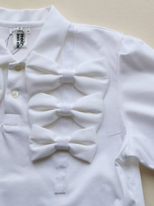 noir kei ninomiya 綿ポンチ Tシャツ ダブルリボン 5つリボン – CREER