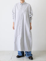 画像をギャラリービューアに読み込む, TOUJOURS バックサイドワンウェイプリーツドシャツドレス [YM43PD04]
