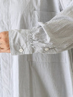 画像をギャラリービューアに読み込む, TOUJOURS バックサイドワンウェイプリーツドシャツドレス [YM43PD04]
