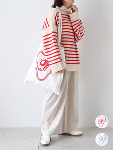 TOWAVASE サックバッグ リネン100% 桐生刺繍 2色 – CREER