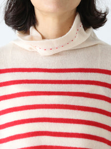 TOWAVASE バスクプルオーバー (タートルネック) 一本どり[mdm02-03