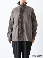 画像をギャラリービューアに読み込む, TOUJOURS ラッフルシャツ [MM43ES01]
